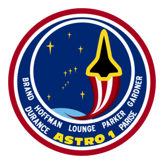 NASA STS-35 Mission Insignia Astro 1