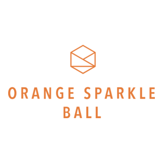 Orange Sparkle Ball