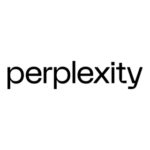 Perplexity AI Wordmark Logo Transparent PNG