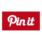 Pin It Button Red Pinterest Logo Transparent PNG
