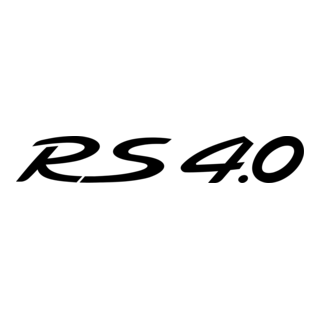 Porsche 911 GT3 RS 4.0 Emblem Wordmark
