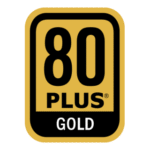 Power Supply 80 PLUS Gold Certification Logo Transparent PNG