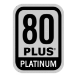 Power Supply 80 PLUS Platinum Certification Logo Transparent PNG