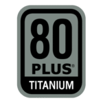 Power Supply 80 PLUS Titanium Certification Logo Transparent PNG