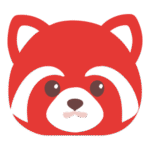 Red Panda AI Logo Transparent PNG