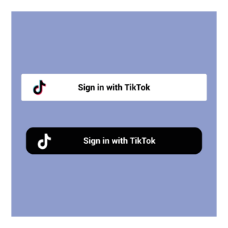 Sign In With Tiktok Button