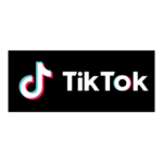 Tiktok Banner Black Logo Transparent PNG