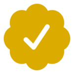 Twitter Verified Badge Gold Logo Transparent PNG