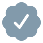 Twitter Verified Badge Gray Logo Transparent PNG