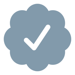 Twitter Verified Badge Gray