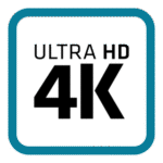 Ultra HD 4K Logo Transparent PNG