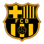 Barcelona Black And Gold Logo Transparent PNG