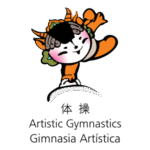 Beijing Mascot Mod. Artistic Gymnastic Logo Transparent PNG