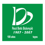 Betis 100 Aniversario Verde Fondo Logo Transparent PNG