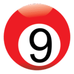 Billiard Ball Logo Transparent PNG