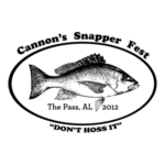 Cannon Snapper Fest Logo Transparent PNG