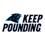 Carolina Panthers Keep Pounding Logo Transparent PNG
