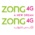 Zong 4G Urdu Eng Logo Transparent PNG