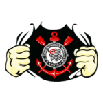 Corinthians Estampa Rasgando Peito Logo Transparent PNG