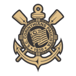Corinthians Preto E Dourado Logo Transparent PNG