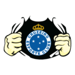 Cruzeiro Estampa Rasgando Peito Logo Transparent PNG