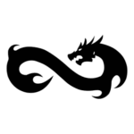Eternal Fire Black Logo Transparent PNG