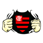 Flamengo Estampa Rasgando Peito Logo Transparent PNG