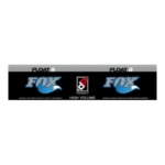 Fox Float R MTB Rear Shock Decal Logo Transparent PNG